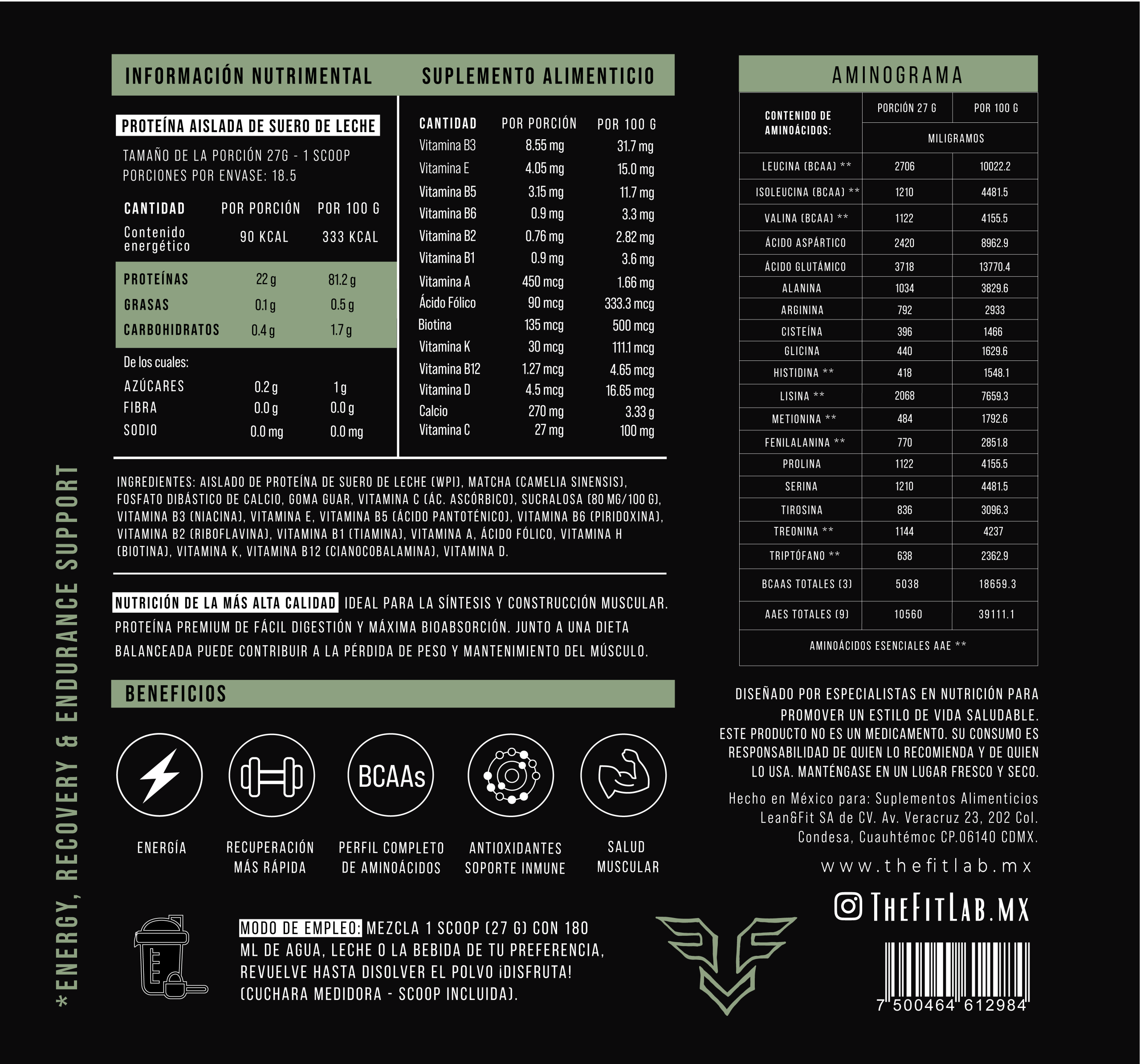 500 g lata matcha